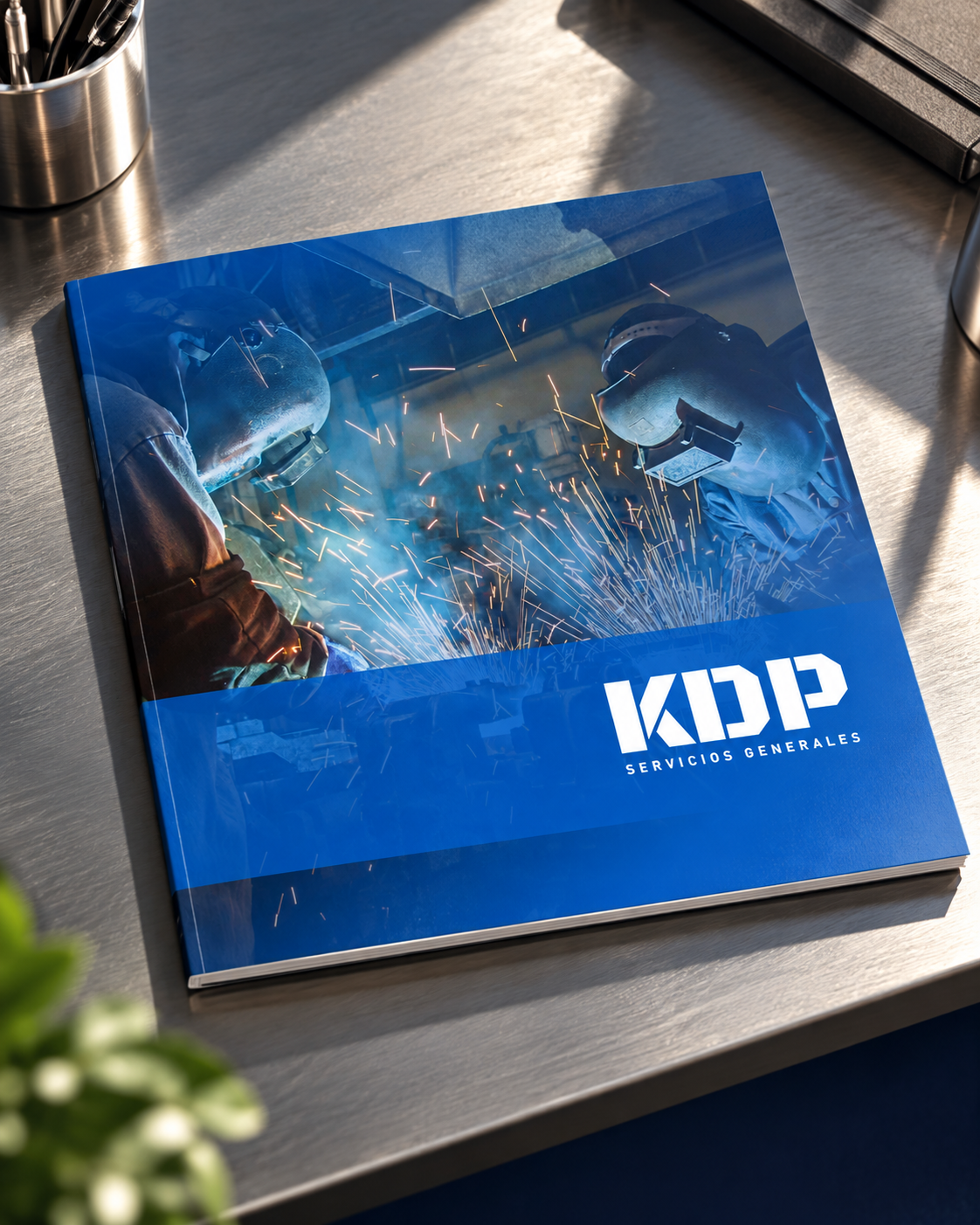 Brochure KDP sobre acero cepillado