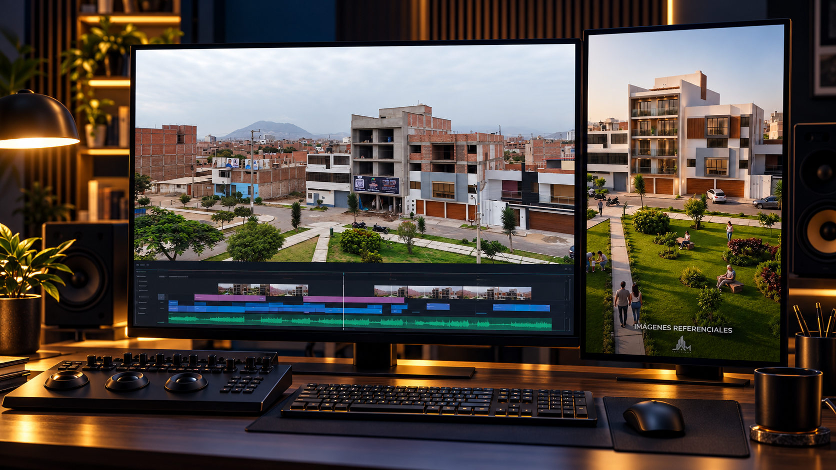 Estación de edición audiovisual premium