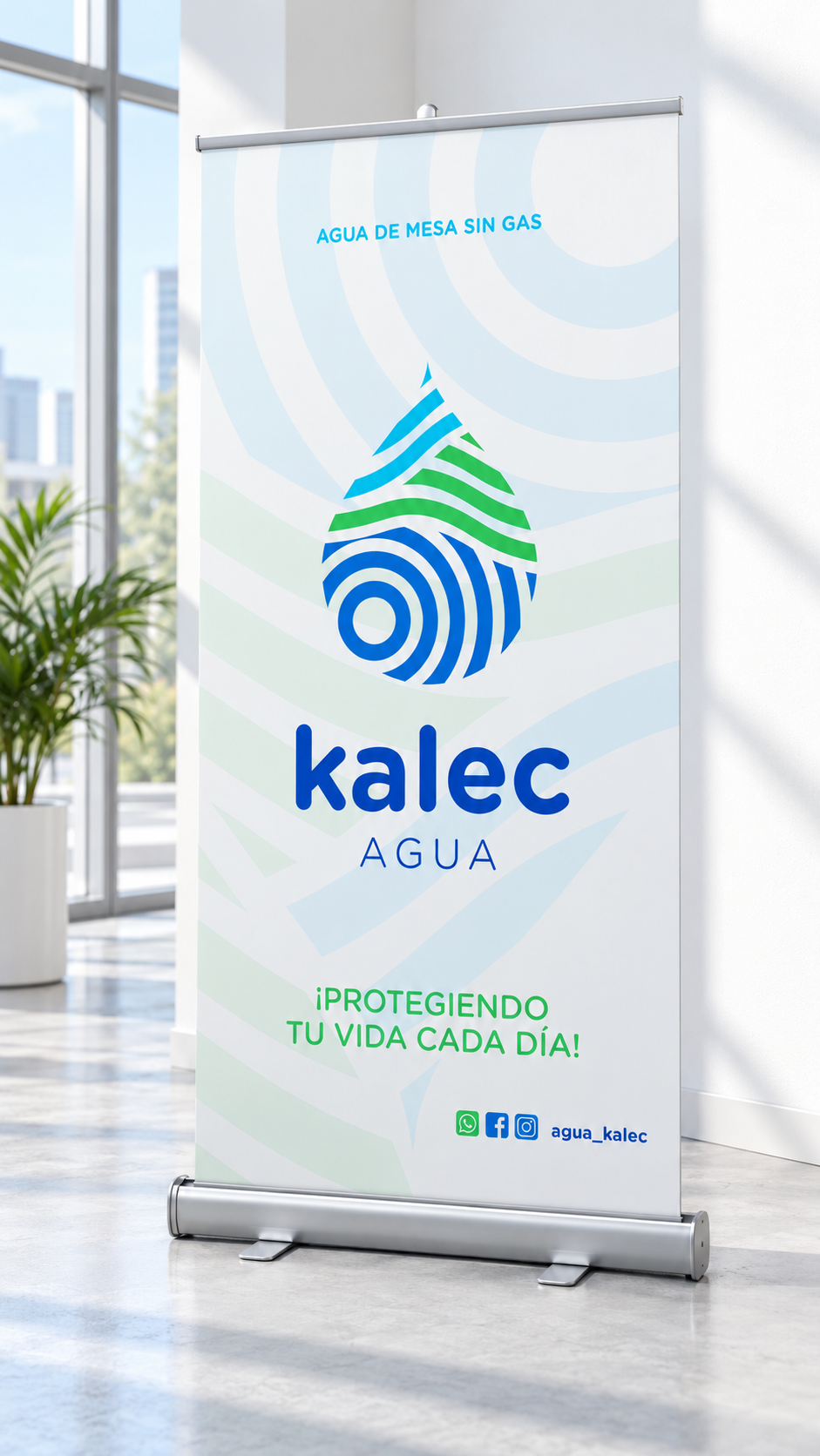 Banner corporativo de Agua Kalec