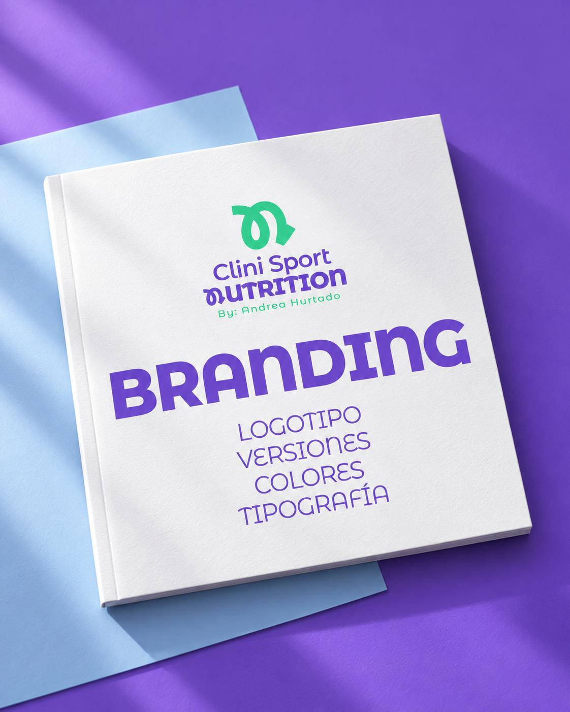 Manual de marca Clini Sport en violeta