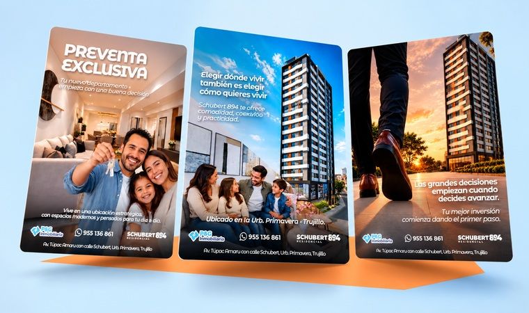 Campaña de Schubert 894 con tres piezas digitales