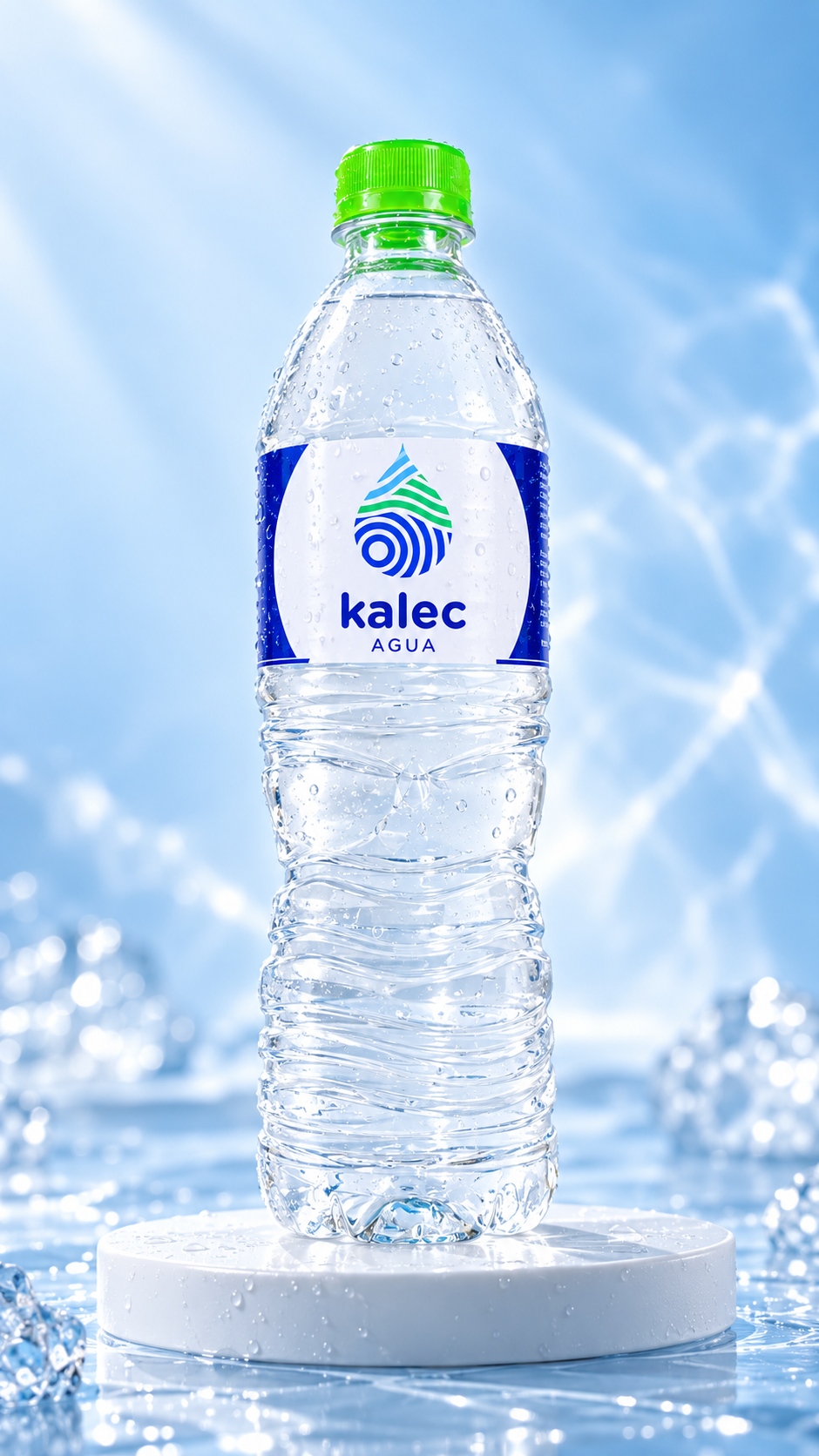 Botella Kalec 625 ml, frescura cristalina