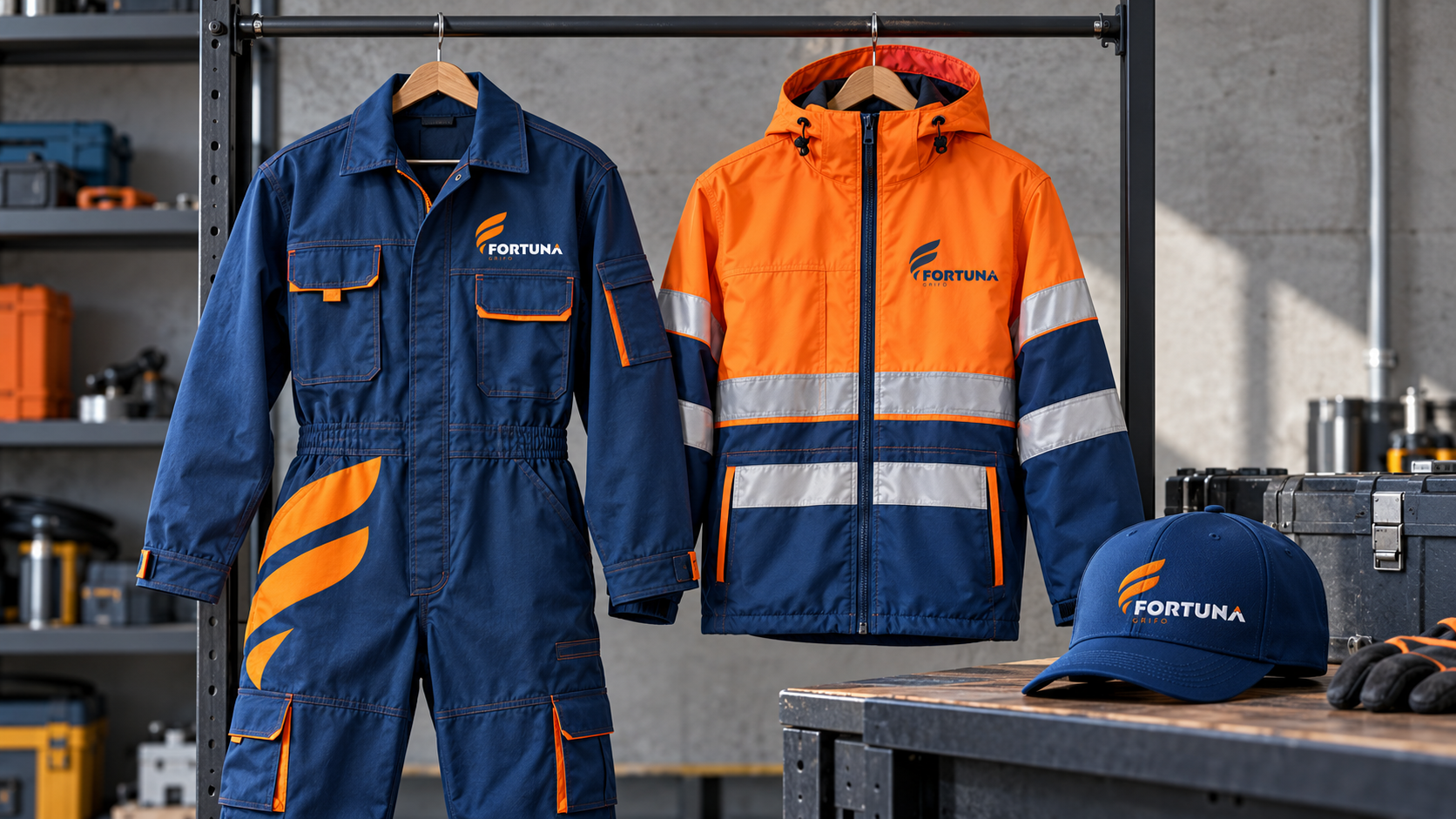Uniformes corporativos de Grifo Fortuna