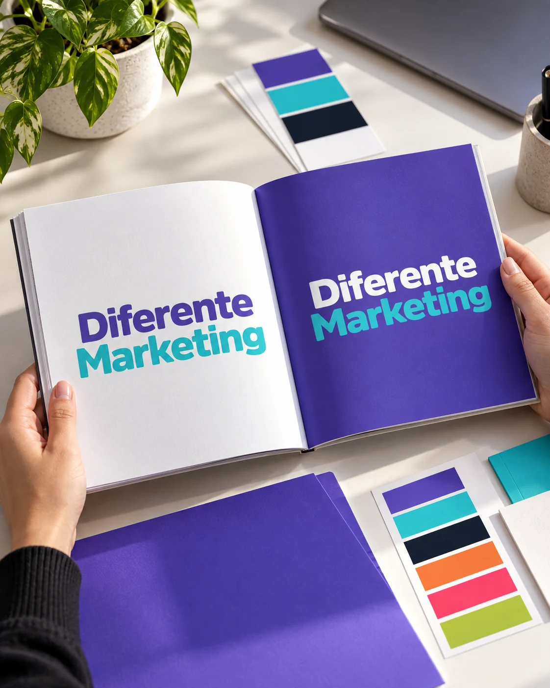 Diseño visual y aplicaciones digitales de una marca