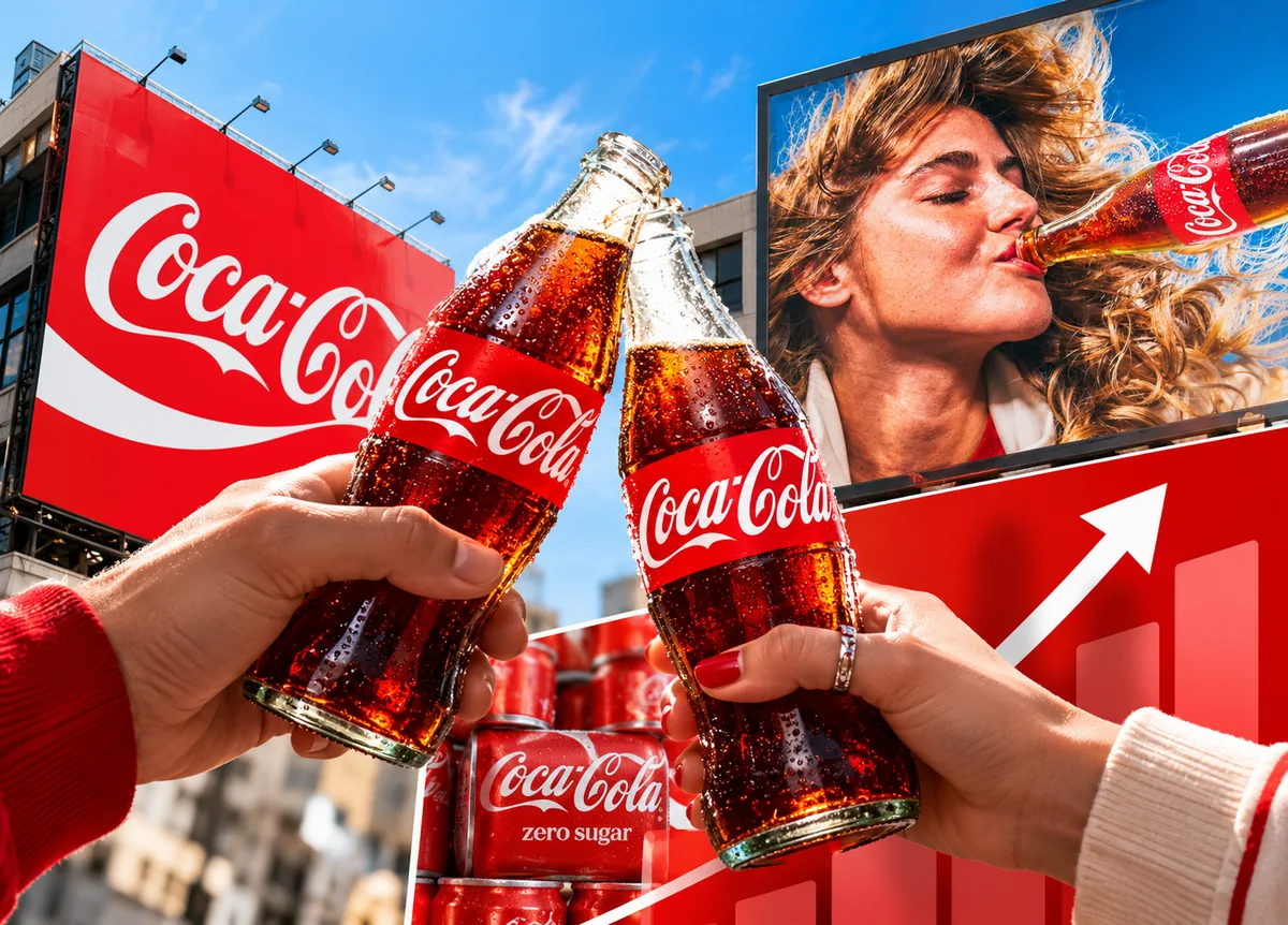 Latas de Coca-Cola Original y Zero Sugar con la identidad de 2026.