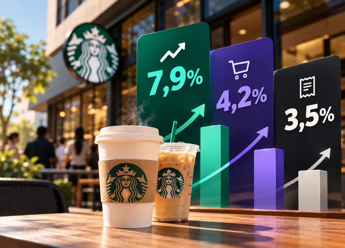 Tres decisiones del plan Starbucks: apoyar al equipo, ordenar los pedidos y mejorar la experiencia.