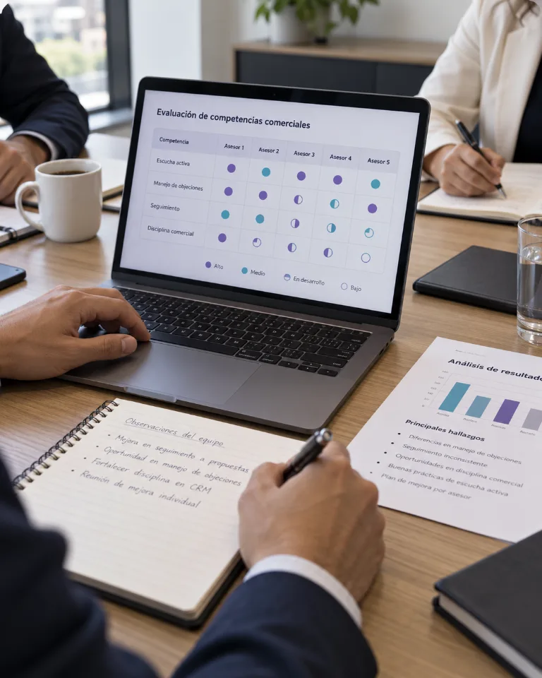 Evaluación de competencias comerciales