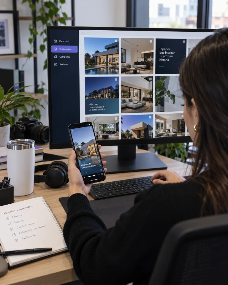Revisión de contenidos para redes inmobiliarias